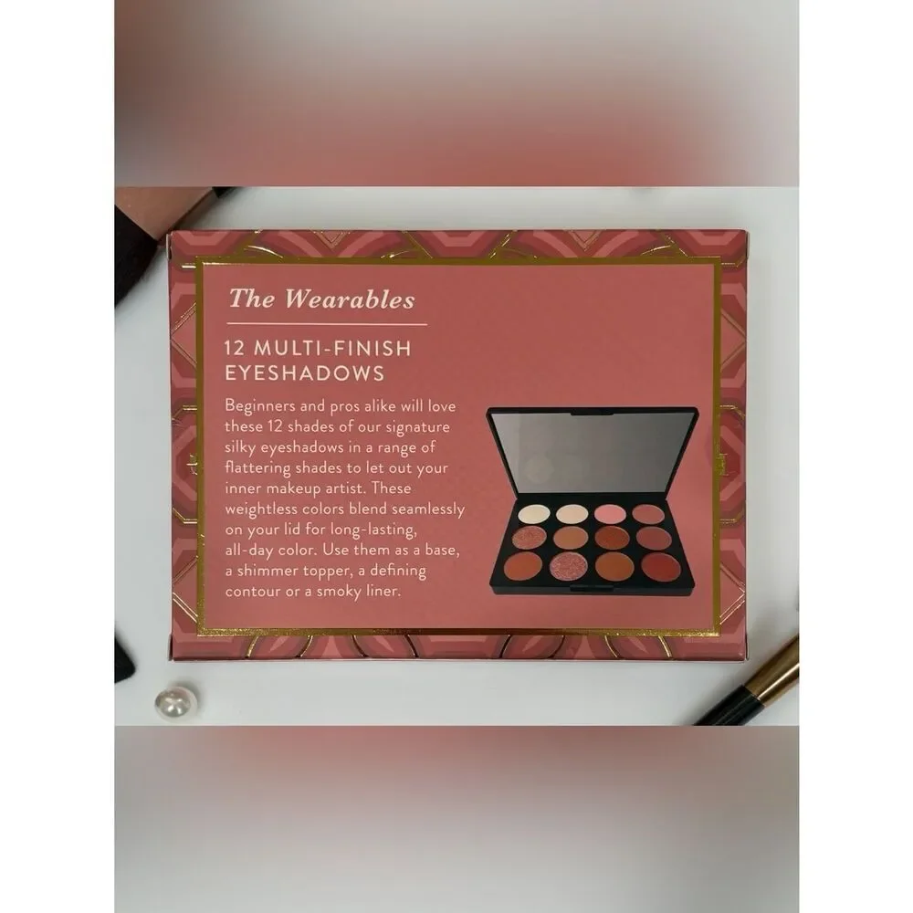 Laura Geller The Wearables 12 Multi-Finish Eyeshadows - Pinking of You, New